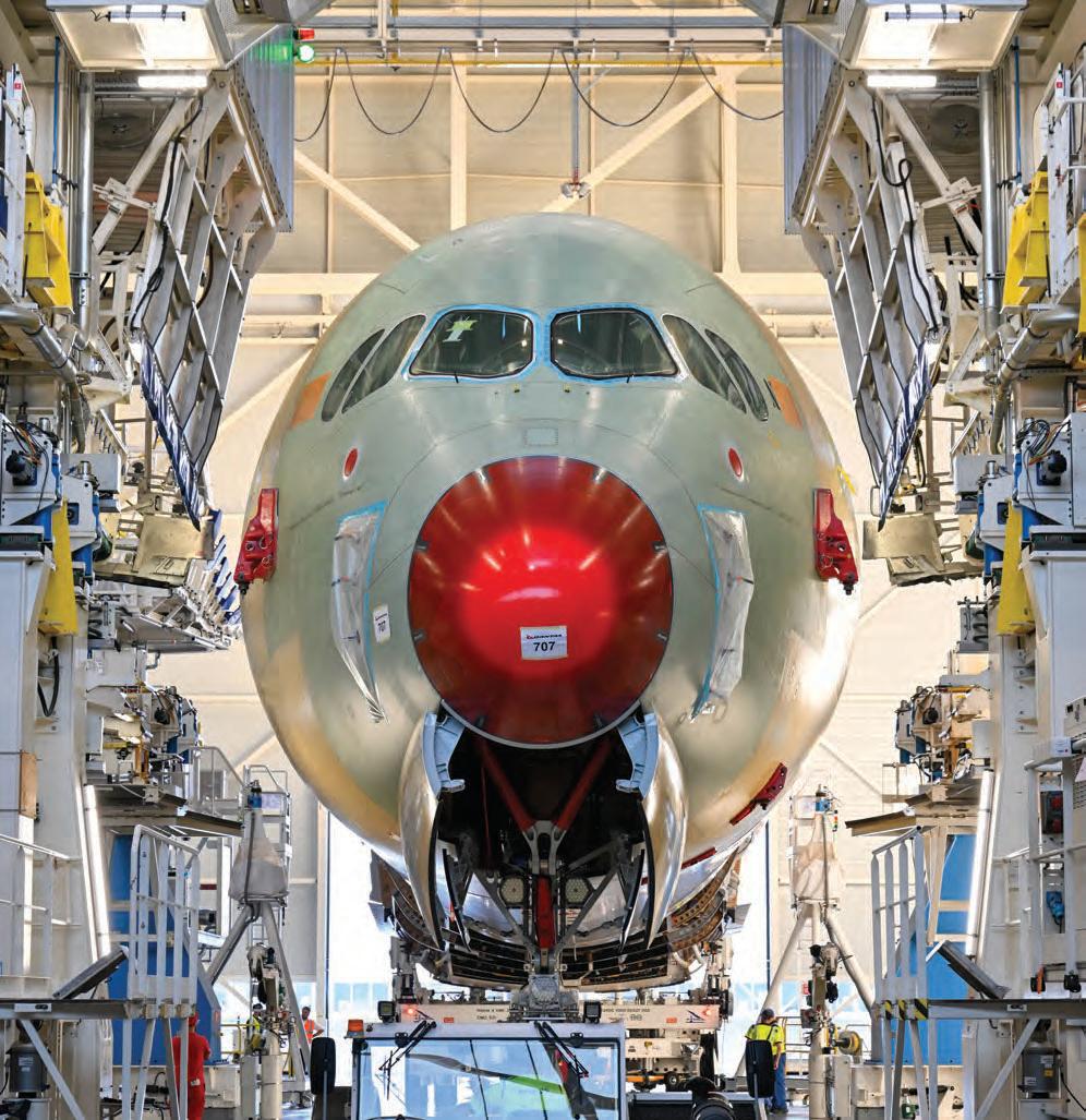 QANTAS 'SUNRISE' TAKES FORM IN TOULOUSE